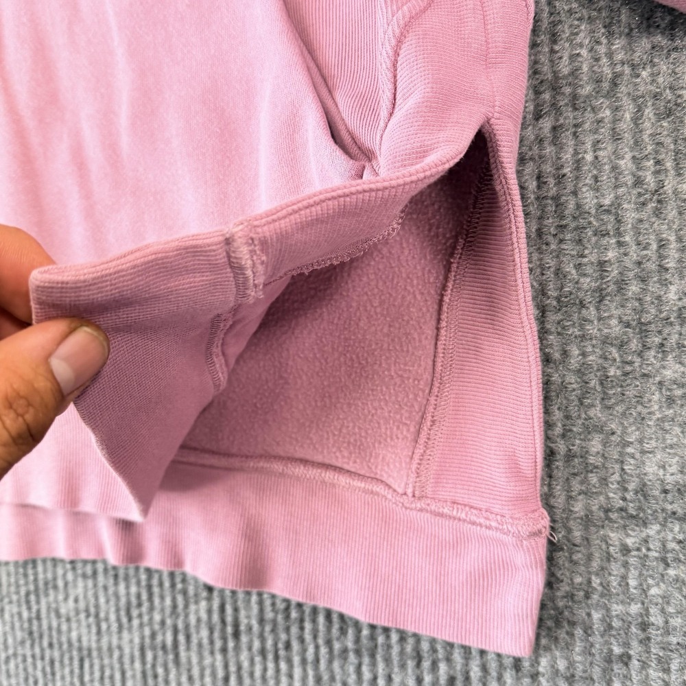 Lululemon Scuba Hoodie Womens XS/S Pink Fleece Pullover Thumbholes Raglan Logo - Picture 7 of 13